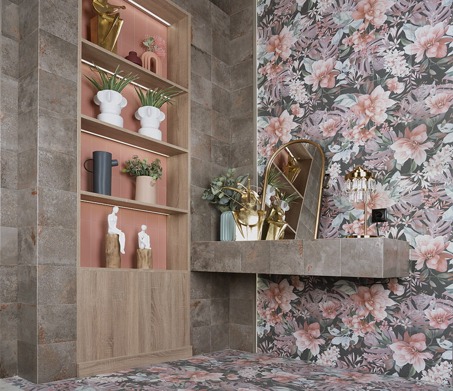 Carrelage Effet carreau de ciment Meraki 20x20 cm de Mainzu