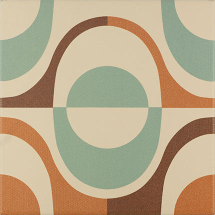 Carrelage Effet Carreau de Ciment Groovy Decor N7 20x20 cm de Cevica