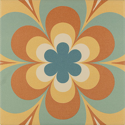 Carrelage Effet Carreau de Ciment Groovy Decor N8 20x20 cm de Cevica