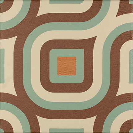 Carrelage Effet Carreau de Ciment Groovy Decor N9 20x20 cm de Cevica