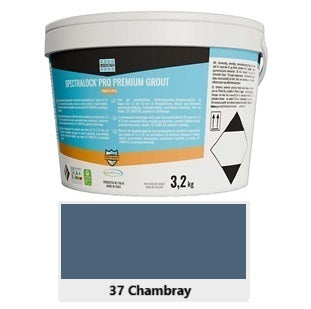 Joint époxy haute performance Spectralock Pro Premium Grout 37 Chambray de Laticrete