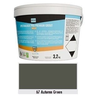 Joint époxy haute performance Spectralock Pro Premium Grout Autumn Green de Laticrete
