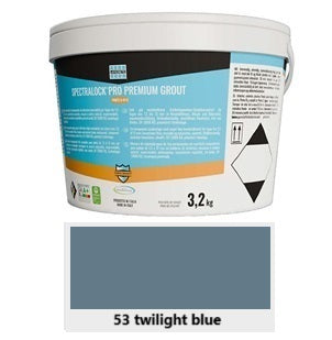 Joint époxy haute performance Spectralock Pro Premium Grout Twilight Blue de Laticrete