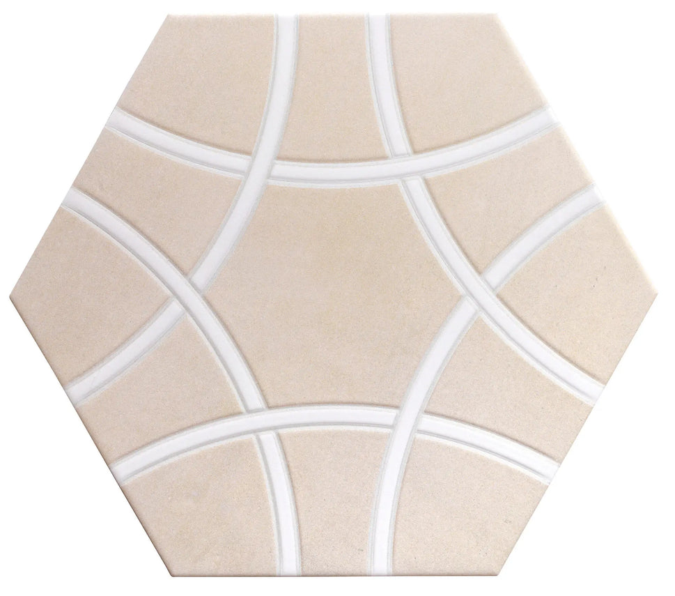 Echantillon Carrelage Hexagonal Lancaster ( 6 coloris)Sand