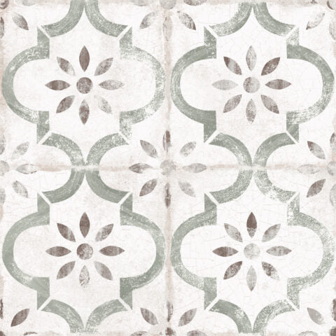 Carrelage Effet Carreau De Ciment Pre Leeds Musgo 45x45 cm de Prissmacer