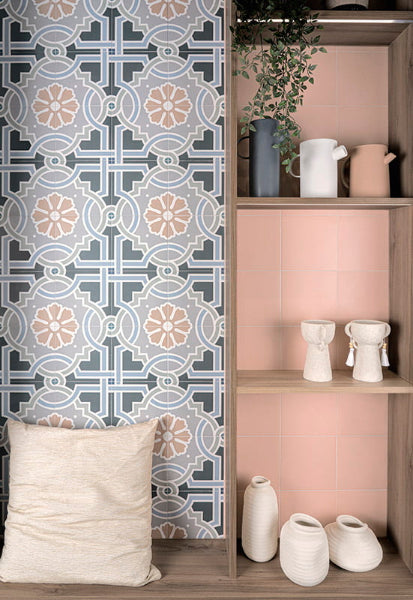 Carrelage Effet carreau de ciment Normandy Lemont 20x20 cm de Mainzu