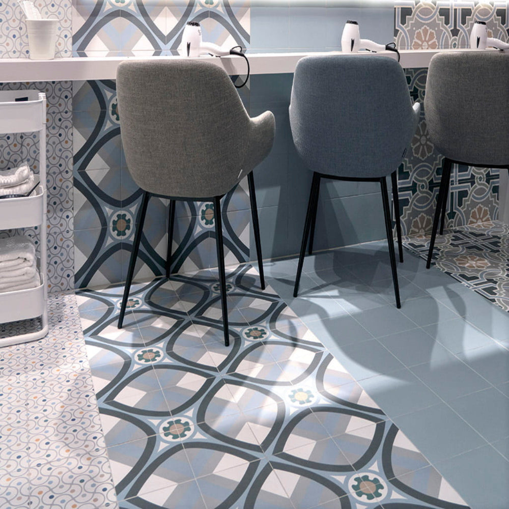 Carrelage Effet carreau de ciment Normandy Lemont 20x20 cm de Mainzu