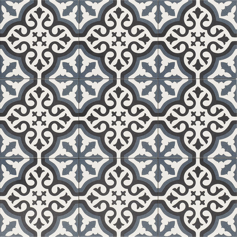 Carrelage Effet carreau de ciment London 20x20 cm de Mainzu