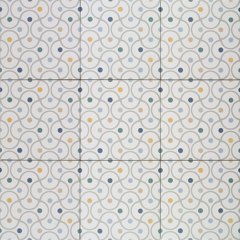 Carrelage Effet carreau de ciment Normandy Lyons 20x20 cm de Mainzu