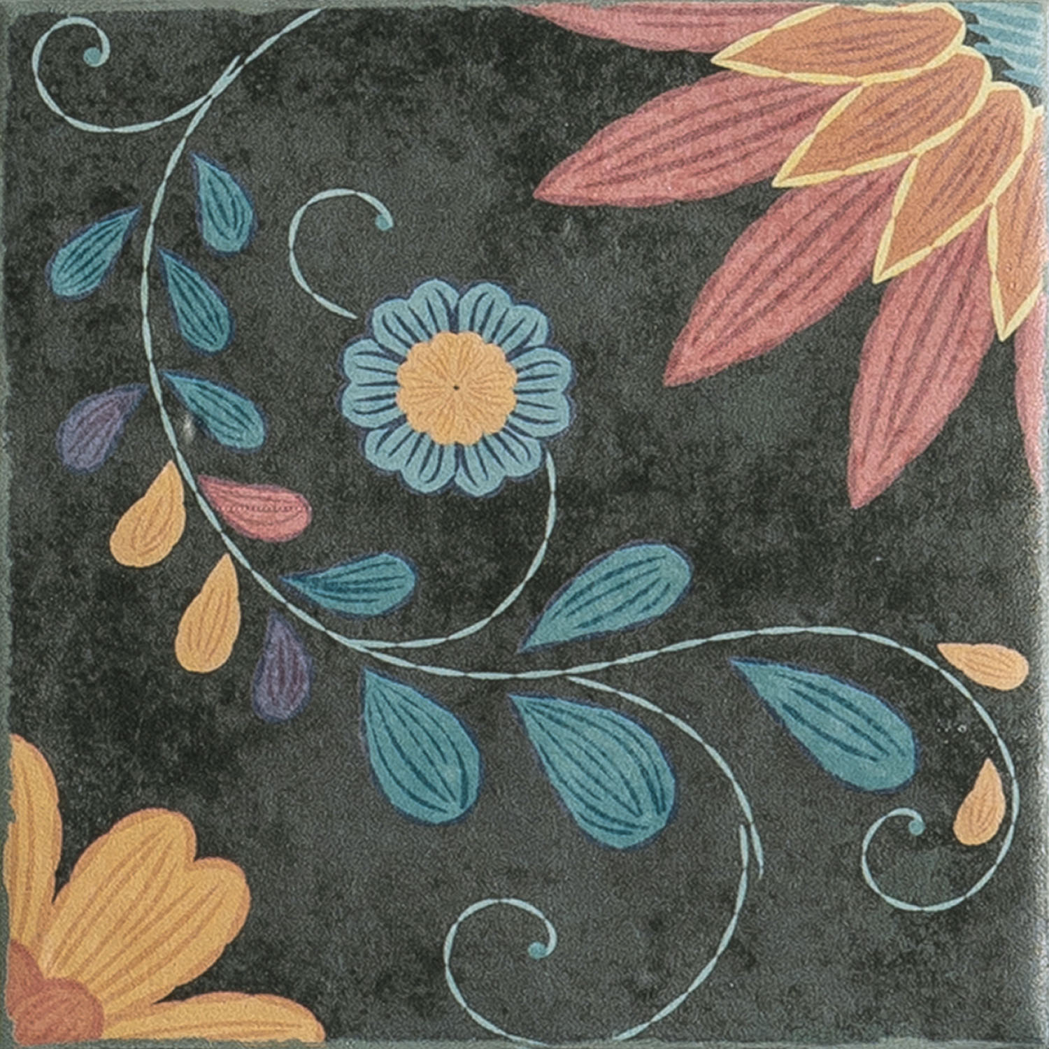 Carrelage Effet Carreau de ciment Marlow Adelina 11,5x11,5 cm de Nanda Tiles