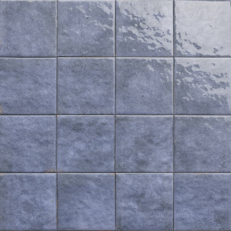 Carrelage Decor et Uni Marrakech 15x15 cm de Mainzu15x15 cm Boite de 0.50 m² / Marrakech Azur