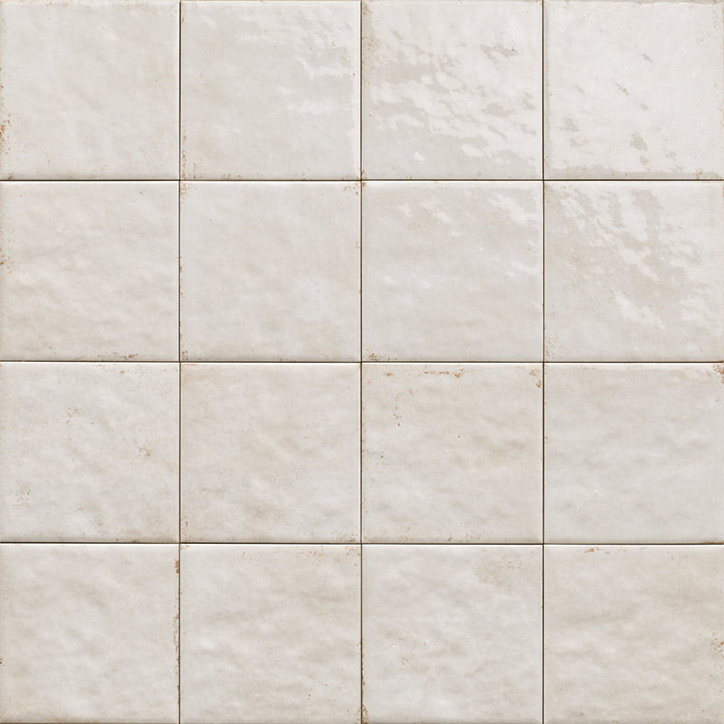 Carrelage Decor et Uni Marrakech 15x15 cm de Mainzu15x15 cm Boite de 0.50 m² / Marrakech White