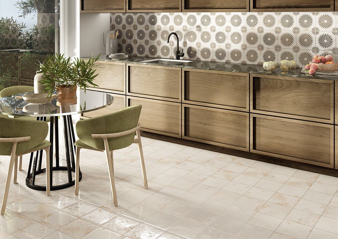 Carrelage Effet carreau de ciment Meraki 20x20 cm de Mainzu