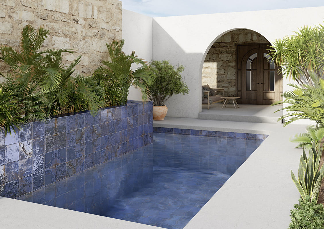 Carrelage Effet carreau de ciment Meraki 20x20 cm de Mainzu