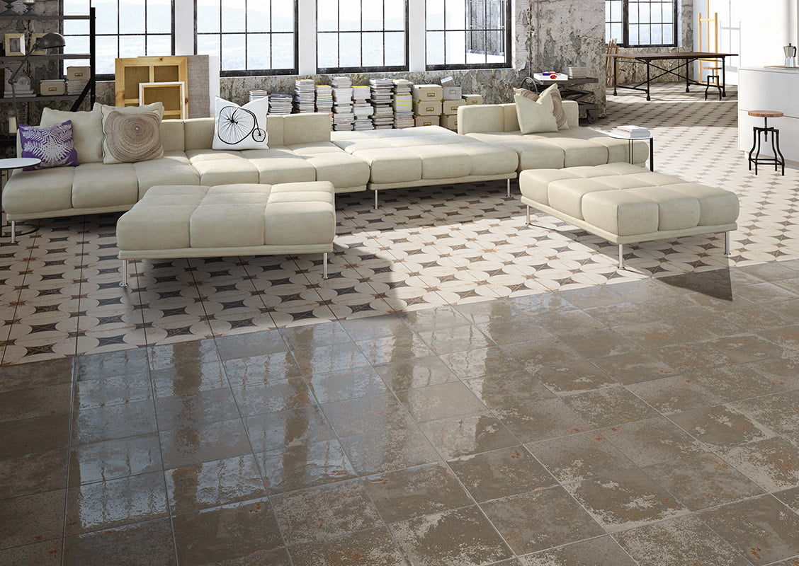 Carrelage Effet carreau de ciment Meraki 20x20 cm de Mainzu