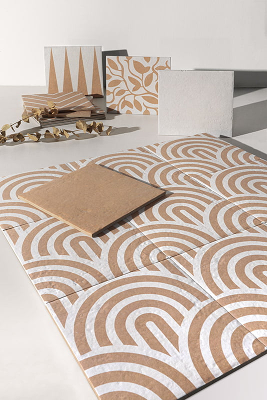 Carrelage Effet carreau de ciment Canem Terra Decor Two 20x20 cm de Mainzu