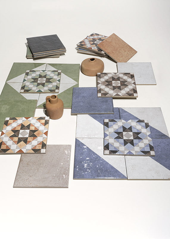 Carrelage Decor et Uni Marrakech 15x15 cm de Mainzu