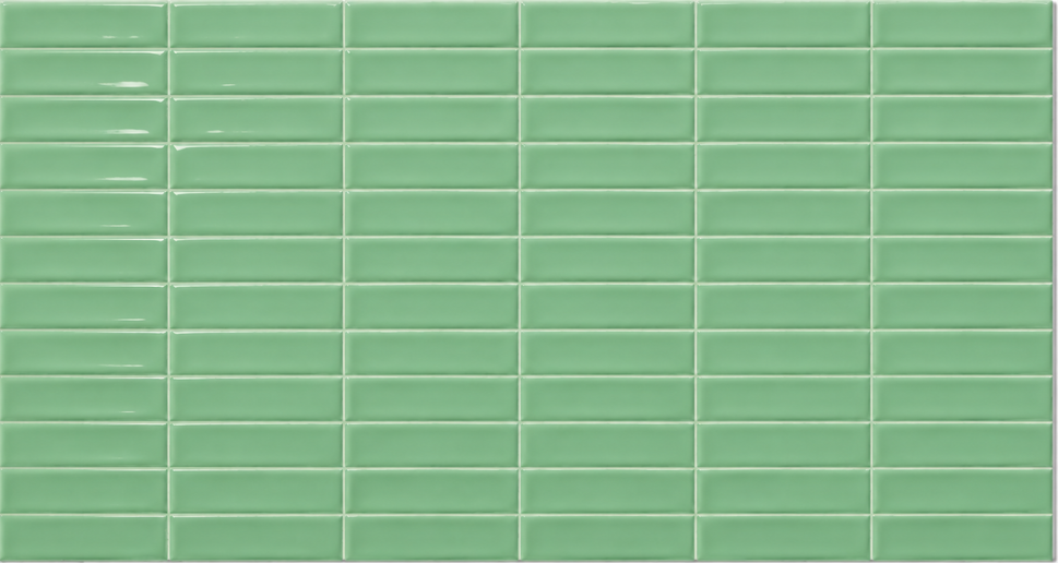 Echantillon Carrelage Effet Zellige Monet Mat ou Brillant 31,6x60 cmMonet Green Mat