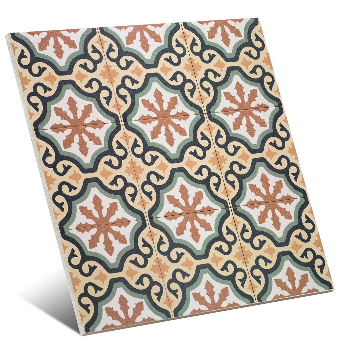 Carrelage Effet carreau de ciment Normandy St Michael 20x20 cm de Mainzu