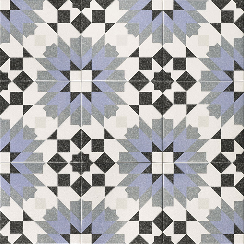 Carrelage Effet Carreaux de Ciment Rabat 20x20 cm de Mainzu