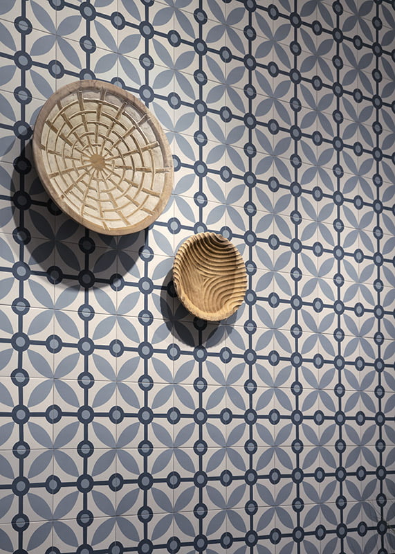 Carrelage Effet carreau de ciment Normandy Sena 20x20 cm de Mainzu