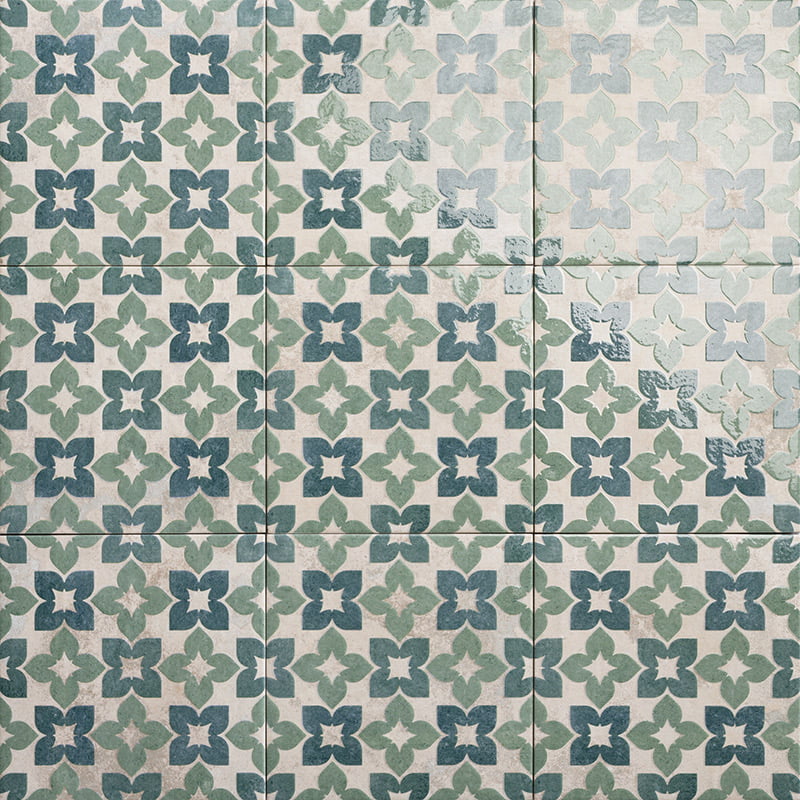 Carrelage Effet carreau de ciment Meraki 20x20 cm de Mainzu