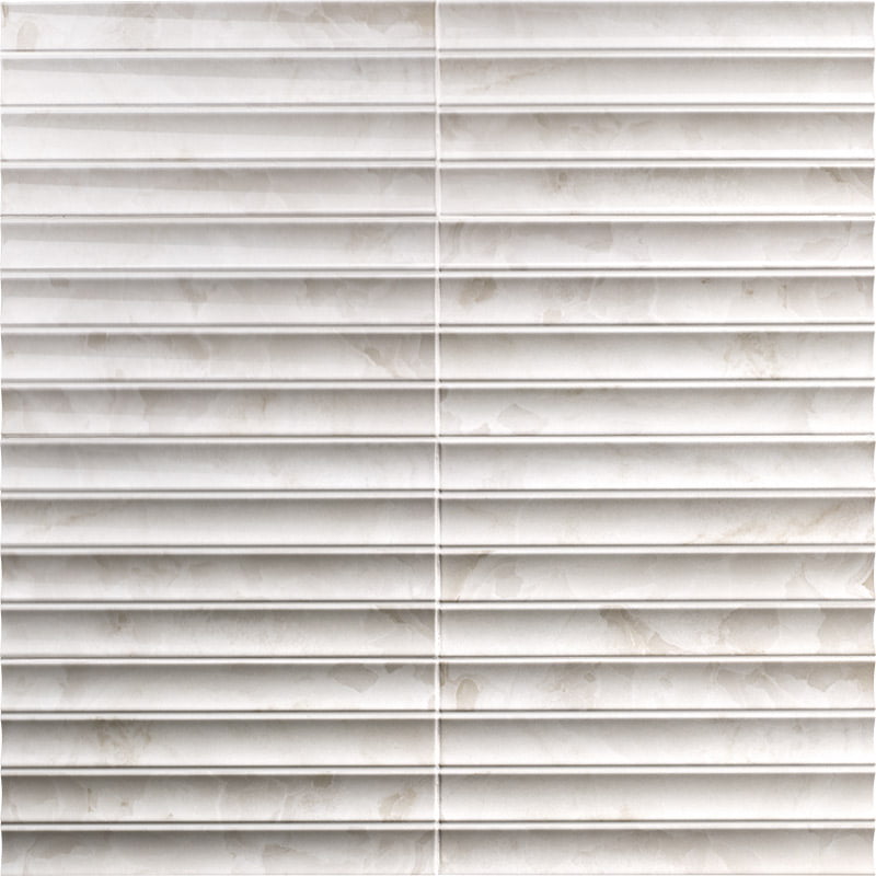 Carrelage Effet Zellige Chloe Snow 10x30 cm de Mainzu