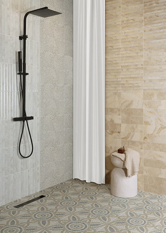 Carrelage Effet Zellige Chloe 10x30 cm de MainzuBoite de 1.0201 m² / Chloe Sand