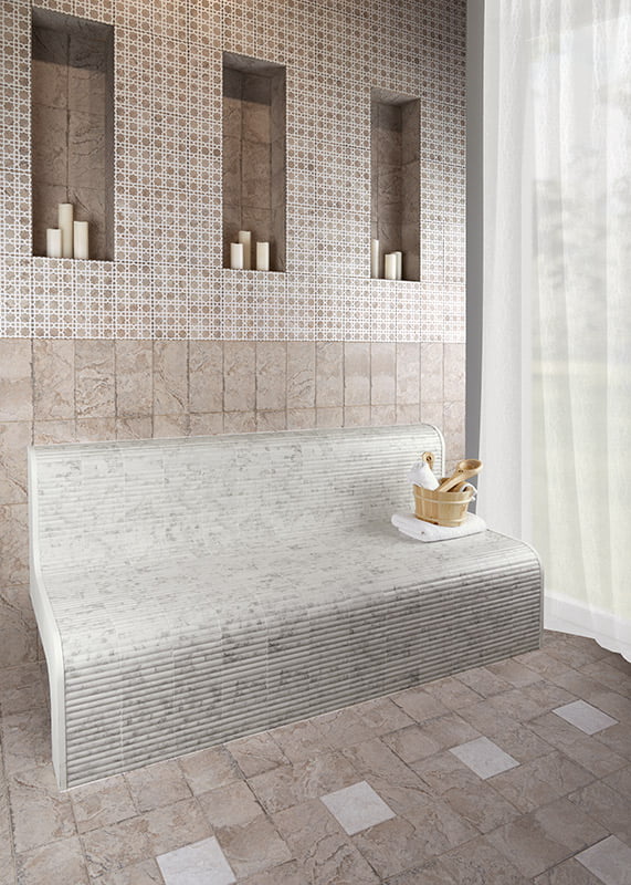 Carrelage Effet Zellige Wynn Marble 15x30 cm de Mainzu