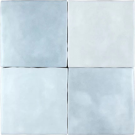 Faience Murale Zelij Mate Sky 10x10 cm de Cevica