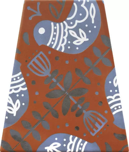 Carrelage Decor Trapeze Chintz 17x20 cm (8 coloris) de Cevica