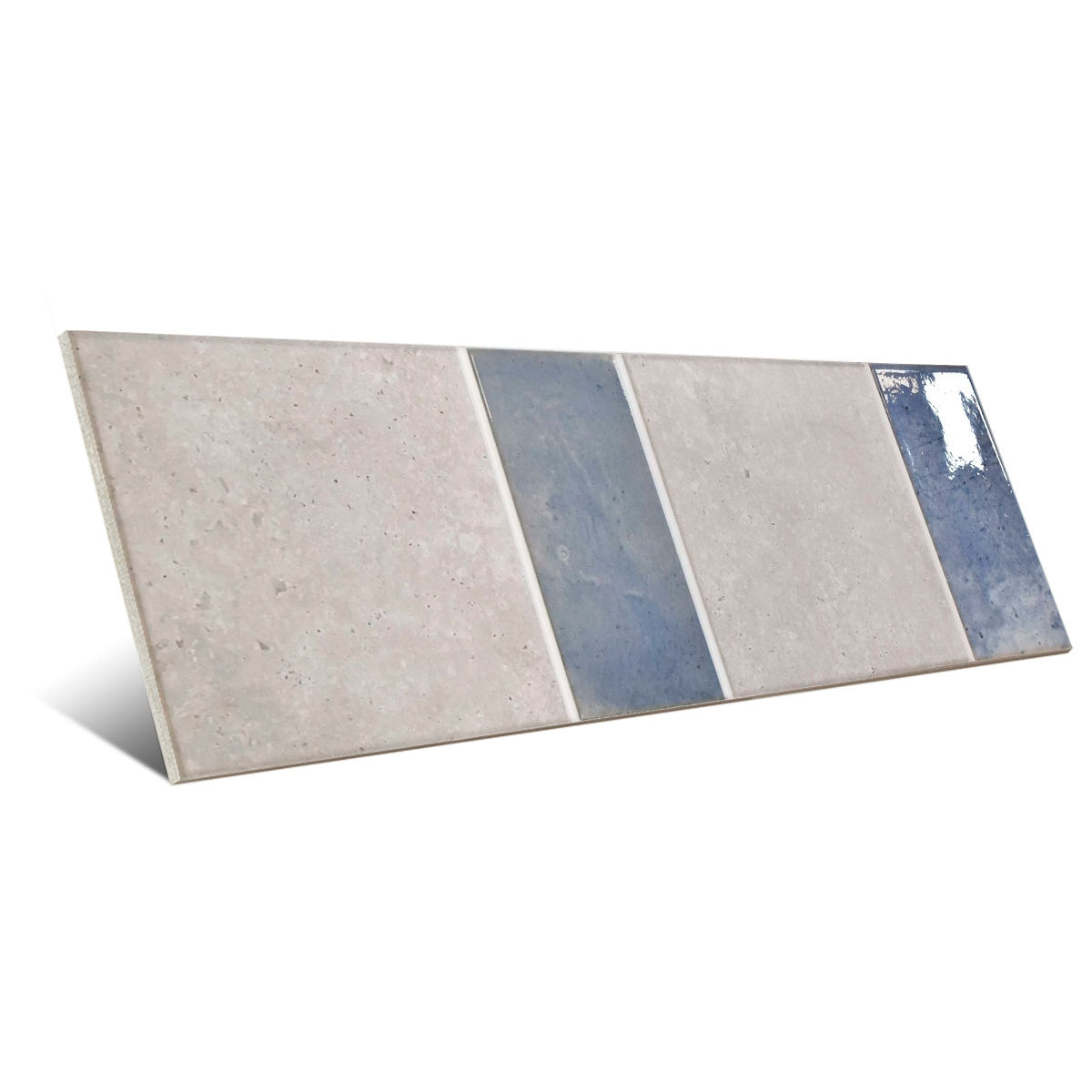 Carrelage Sol et mur Amalfi Blue Moon 15x45 cm de Realonda