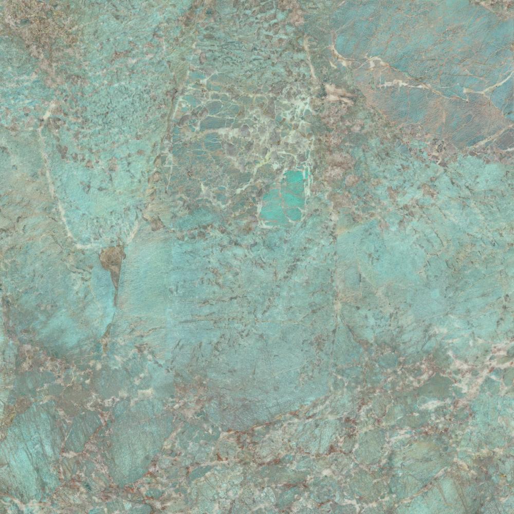 Carrelage Effet Marbre Amazonite Poli Brillant 90x90 cm de Dune