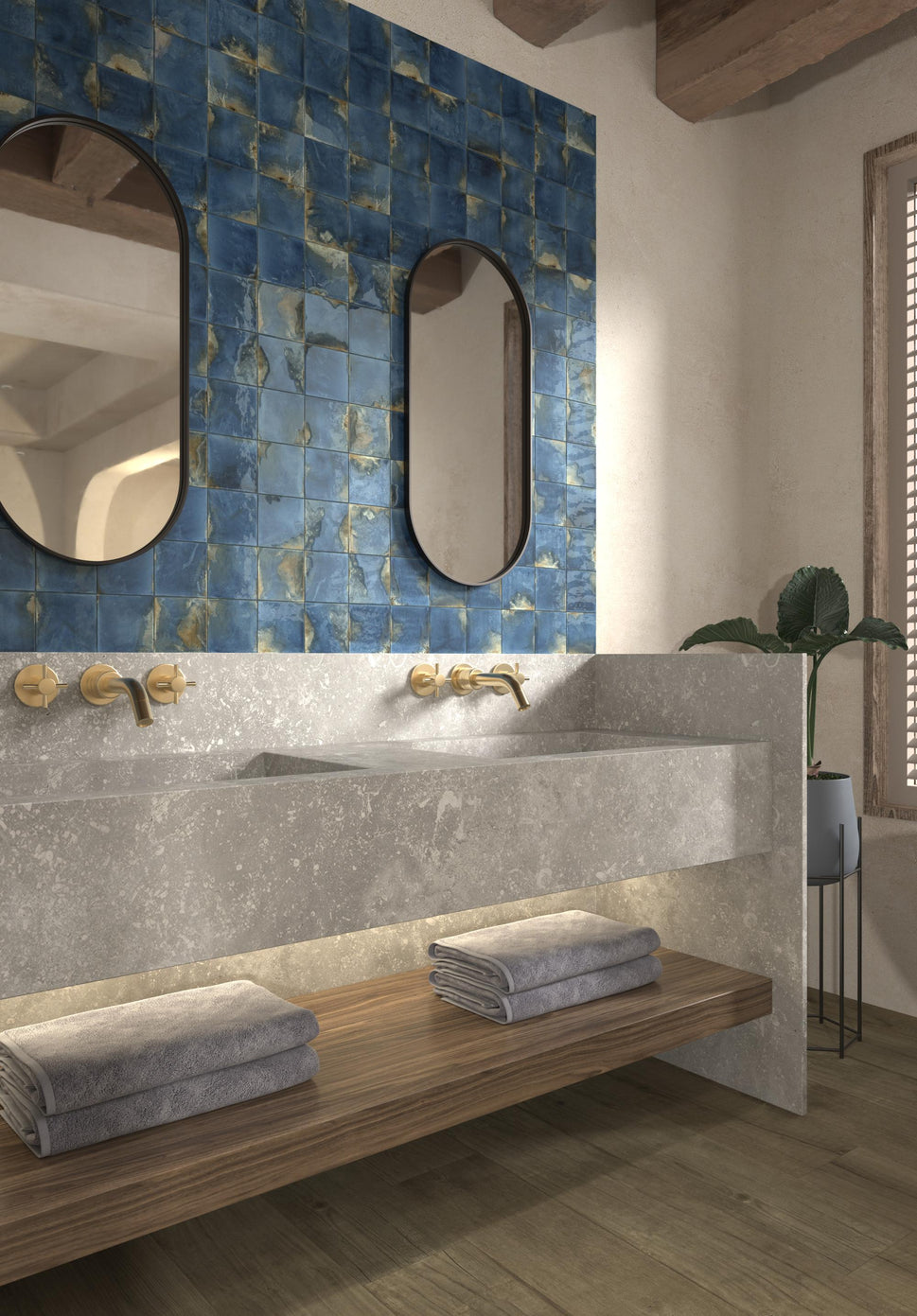 Carrelage Effet Zellige Granadella 11,5x11,5 cm de Dune