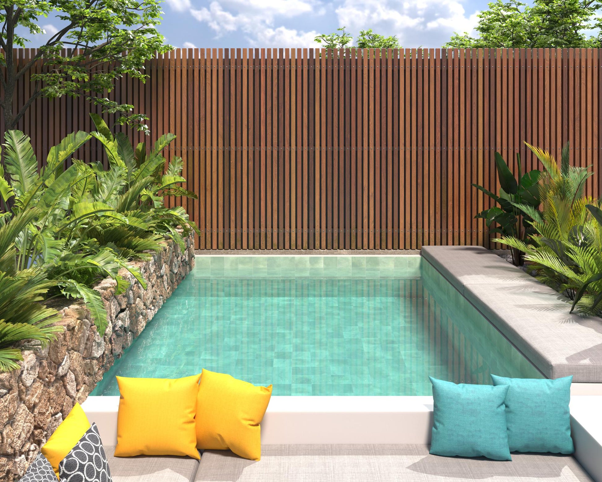 Carrelage Effet zellige Greenland Antidérapant 14,7x14,7 cm de Dune