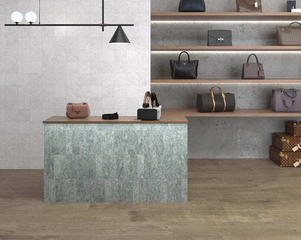 Carrelage Effet parquet Quercus Noce 22x120 cm de Dune