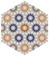 Echantillon Carrelage Hexagonal 24 Decors Mix Andalusi