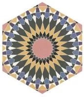 Echantillon Carrelage Hexagonal 24 Decors Mix Andalusi