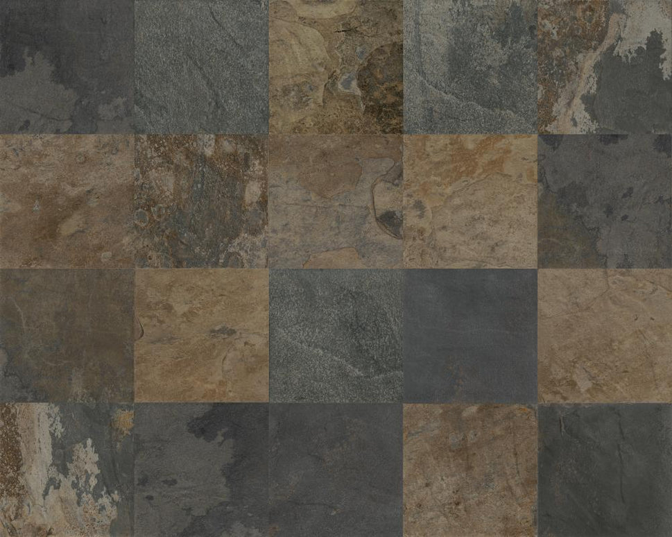 Echantillon Carrelage Effet Pierre Ardesia Antiderapant 14,7x14,7 cm