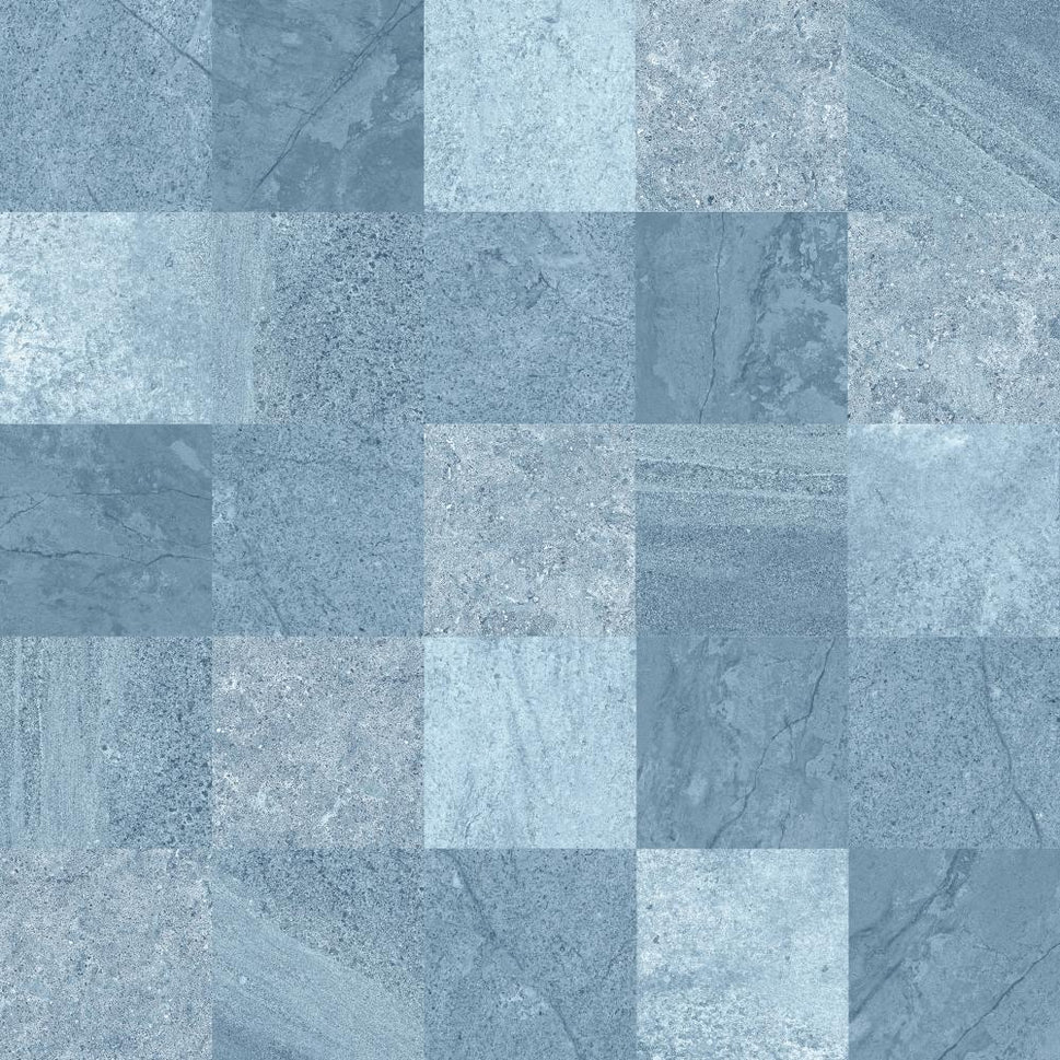 Echantillon Carrelage Effet Pierre Bali Antiderapant 14,7x14,7 cm14.7x14.7 cm / Bali Azul Antiderapant