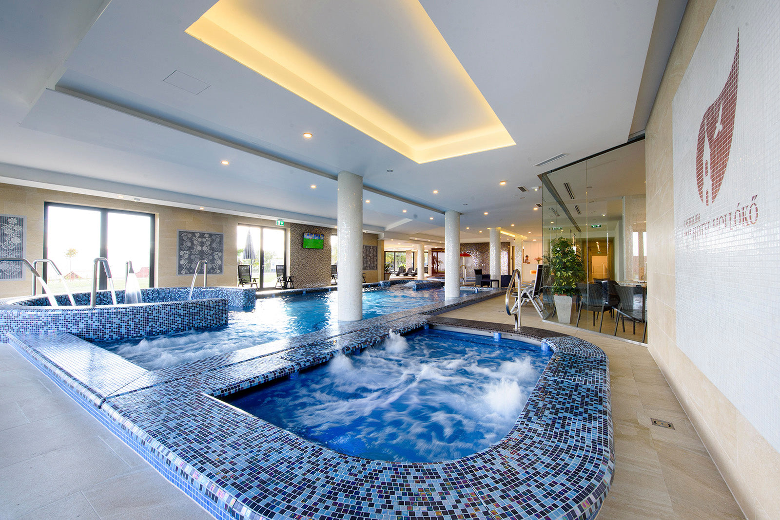 Mosaique Emaux de verre Cocktail Blue Lagoon 2,5x2,5 cm