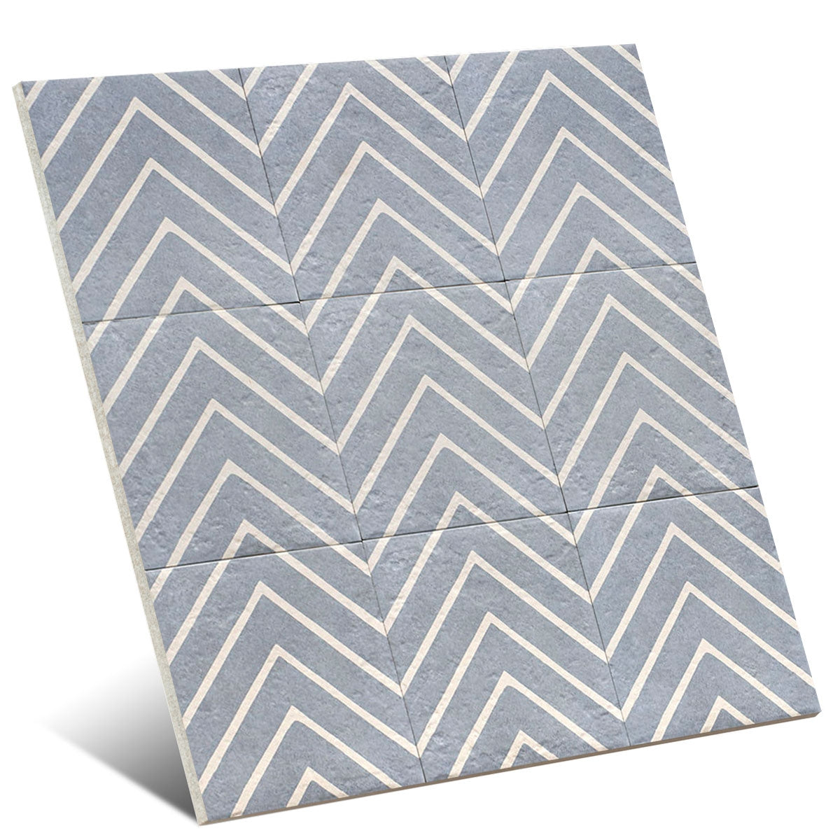 Carrelage Effet carreau de ciment Blue Water Decor Blue One 20x20 cm de Mainzu