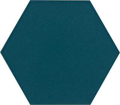 Echantillon Carrelage Hexagonal Boom Uni 14x16 cm14x16 cm / Boom Indian Teal