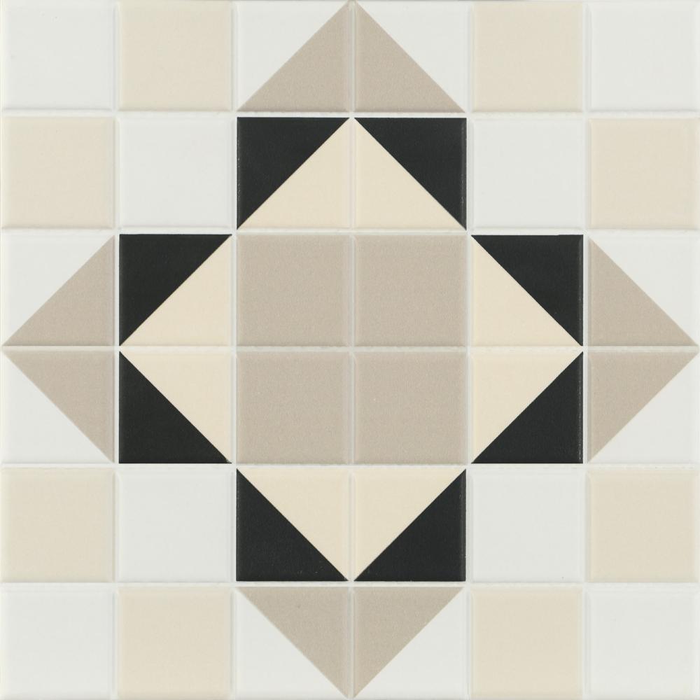 Carrelage Effet Mosaique Mintons Canterbury 20x20 cm de Dune