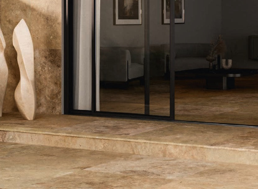 Carrelage Terrasse effet Pierre Izmir Beige