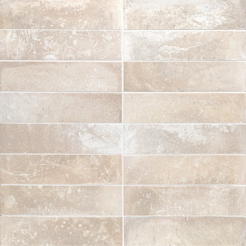 Carrelage Effet pierre Argile 7,5x30 cm de Mainzu