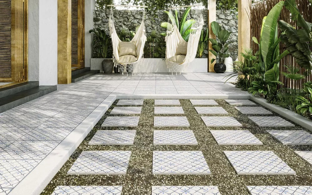 Carrelage Effet Carreau de Ciment Venice 32,9x32,9 cm de Realonda