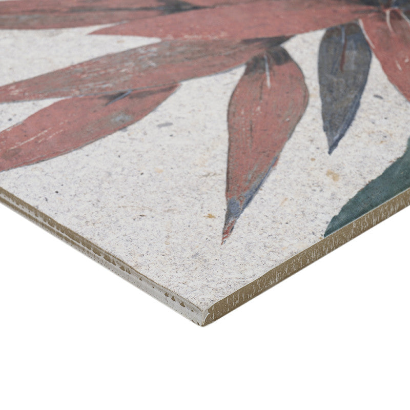 Carrelage Fresque Murale Décor Fleuri Samui 20x20 cm de Mainzu