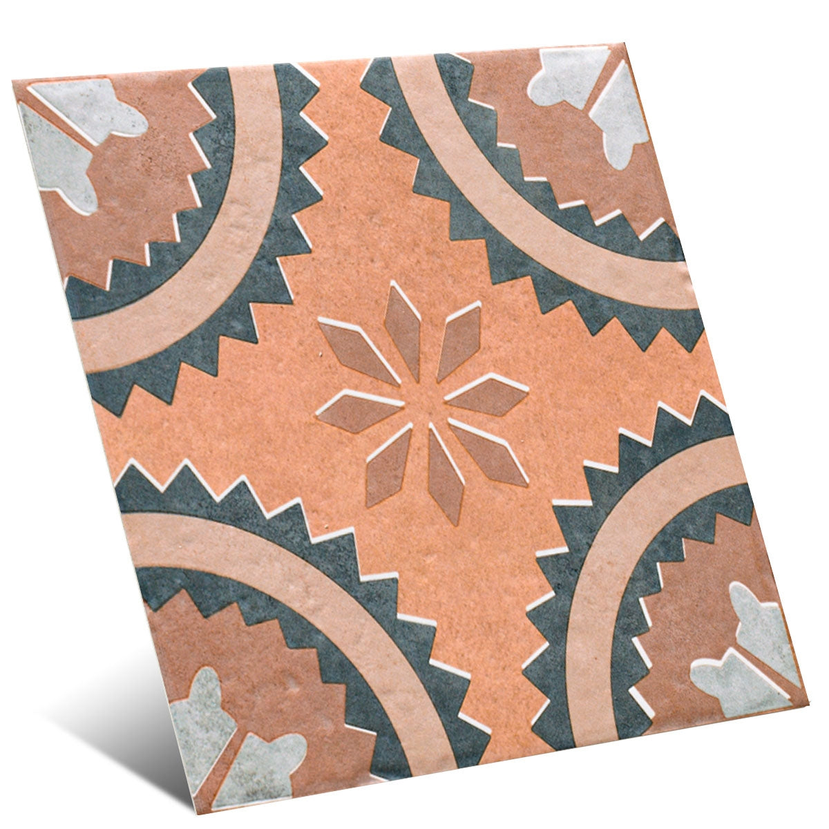 Carrelage Effet carreau de ciment Canem Terra Decor Terra 20x20 cm de Mainzu