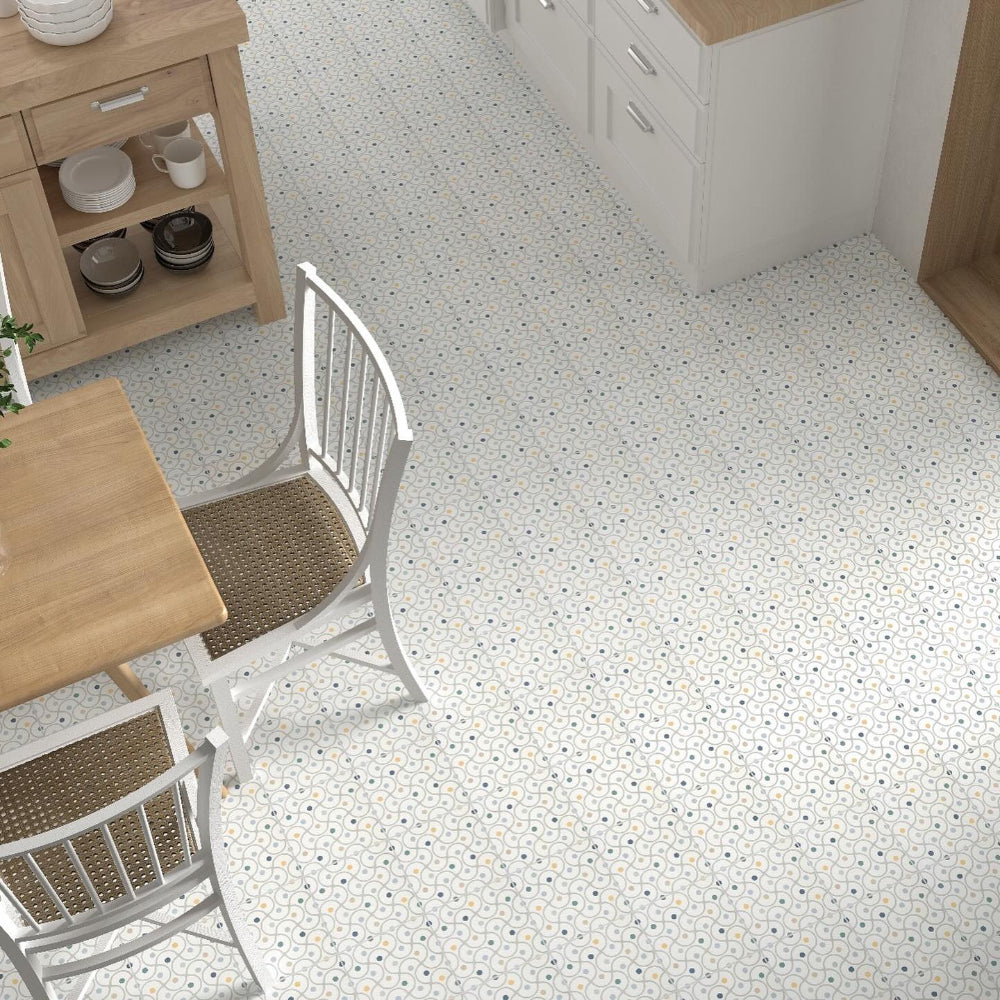 Carrelage Effet carreau de ciment Normandy Lyons 20x20 cm de Mainzu